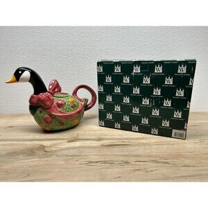 Wilton Court Duck Quacker Porcelain Tea Pot